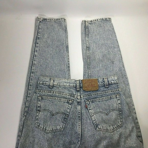 Levi's Other - Vintage Levis 550~Acid Wash~Tall~Tapered Leg~USA~